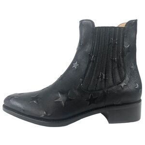 Office of Angela Scott Mr Jagger black star embossed western bootie 38